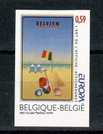 Belgique NON DENTELE COB 3179 ND Europa Rare 1000 Ex. Cote 50 € - 2001-…