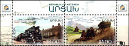 Artsakh 2020 "Europa - 2020 "Ancient Postal Routes" 2v Zd Quality:100% - Armenien