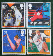 WORLD STUDENT GAMES Sport (Mi 1341-1344) 1991 Used Gebruikt Oblitere ENGLAND GRANDE-BRETAGNE GB GREAT BRITAIN - Gebruikt