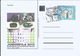 CDV 242 Slovakia Juniorfila 2015 - Briefmarkenausstellungen