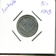 50 FRANCS 1943 FRANCE French Coin #AP016.U.A - Sonstige & Ohne Zuordnung