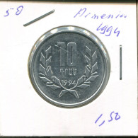 10 DRAM 1994 ARMENIA Coin #AR408.U.A - Arménie