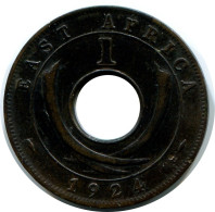 1 CENT 1924 ÁFRICA ORIENTAL EAST AFRICA Moneda #AP870.E.A - Britische Kolonie