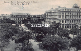 Parque Central - Manzana De Gomez - Havana - Cuba