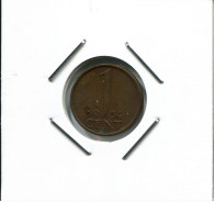 1 CENT 1954 NEERLANDÉS NETHERLANDS Moneda #AR521.E.A - 1948-1980: Juliana