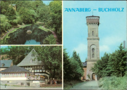 Annaberg-Buchholz Waldschlösschenpark, HOG "Frohnauer Hammer", Pöhlberg 1967 - Annaberg-Buchholz