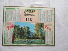 Almanach Des P.t.t. 1961 - Tamaño Grande : 1961-70