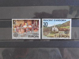 ANDORRE ESPAGNE YT 131/132 EUROPA 1981* - 1981