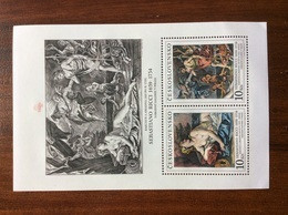 1988 BF 83 ** Art Bacchus Et Ariane De Sebastiano Ricci - Blocks & Sheetlets