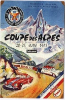 Coupe Des Alpes 1963 - XXIV Criterium International De La Montagne - Publicité D'epoque   - CPM - Rallyes