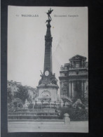 CP BELGIQUE (V2108) BRUXELLES BRUSSEL (2 Vues) Monument Anspach 1913 - Monuments