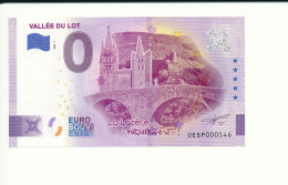 Billet Touristique 0 Euro - VALLÉE DU LOT - UESP - 2023-1 - N° 546 - Autres & Non Classés