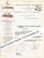 Lettre Illustrée 1941 - HAINE-SAINT-PIERRE - FORGES-USINES & FONDERIES - Locomotives, Tenders, Wagons, - Autres & Non Classés