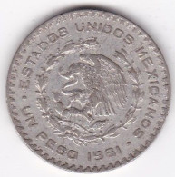 Mexique 1 Peso 1961, José María Morelos Y Pavón, En Argent, KM# 459 - Mexico