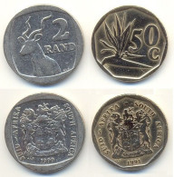 South Africa 2 Rand 1990, Suid Afrika 50c 1991 - Afrique Du Sud