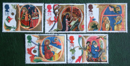 Natale Weihnachten Xmas Noel Kerst (Mi 1367-1371) 1991 Used Gebruikt Oblitere ENGLAND GRANDE-BRETAGNE GB GREAT BRITAIN - Used Stamps