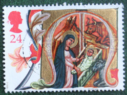 Natale Weihnachten Xmas Noel Mi 1368 1991 Used Gebruikt Oblitere ENGLAND GRANDE-BRETAGNE GB GREAT BRITAIN - Usati