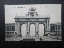 CP BELGIQUE (V2108) BRUXELLES BRUSSEL (2 Vues) Arcades Du Cinquantenaire 1913 - Monuments