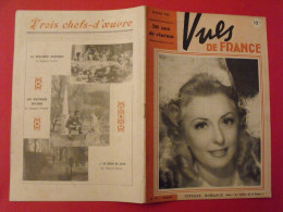 Revue "Vues De France" N° 15 De Février 1946. Viviane Romance Enfants Du Paradis Cocteau Carné Prévert Dréville Gabin - War 1939-45