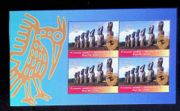 CL, Bloc, Block, ONU 2007, New York, World Heritage, South America, Rapa Nui, Chile - Other & Unclassified