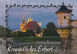 1 AK Germany * Romantisches Erfurt - Wacherker Der Zitadelle Petersberg Mit Dom Und Severikirche * - Erfurt