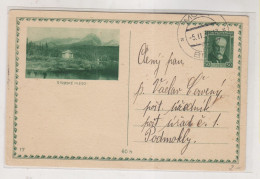 CZECHOSLOVAKIA  1930 MOST ,postal Stationery STRBSKE PLESO - Postkaarten