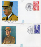Andorre Andorra 0398/99 Fdc Charles De Gaulle - De Gaulle (Général)