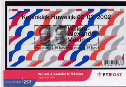 NEDERLAND, 2002, MNH Zegels In Mapje, Koninklijk Huwelijk , NVPH Nrs. 2046, Scannr. M257 - Ungebraucht