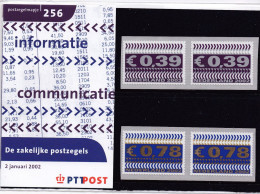 NEDERLAND, 2002, MNH Zegels In Mapje, Zaken Post , NVPH Nrs. 2044-2045, Scannr. M256 - Nuovi