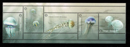 Belgique COB 4998/5002 Méduses 2021 VF 7,3 € - Unused Stamps