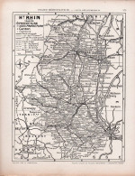 Carte Du Département Du HAUT-RHIN - Landkarten