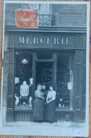 MERCERIE LAURENT JORG 51 RUE DES MATHURINS PARIS CARTE PHOTO MAGASIN DEVANTURE - Arrondissement: 08