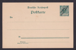 Deutsche Kolonien Deutsch Südwestafrika Ganzsache P 1 Ziffer Kat.-Wert 14,00 - Duits-Zuidwest-Afrika