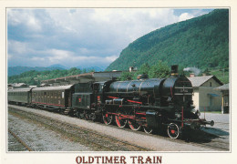 OLDTIMER TRAIN CARD - SLOVENIJA MOST NA SOCI - Eisenbahnen