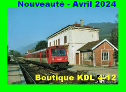 RU 2168 - Autorail RGP X 2740 En Gare - TENCIN-THEYS - Isère - SNCF - Estaciones Con Trenes