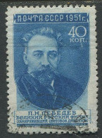 Soviet Union:Russia:USSR:Used Stamp P.N.Lebedev, 1951 - Gebraucht