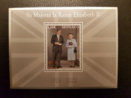 Monaco 2022 Tribute To Her Majesty Queen Elizabeth II Prince Albert Ll Ms1 Mnh - Unused Stamps