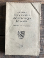 SOCIETE ARCHEOLOGIQUE DE NAMUR 50 REGIONALISME Suarlée Grande Invasion L'alleu D'Auffe Jean-B De Bouge Carte Militaire - België