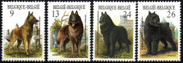 Belgien 1986 - Mi.Nr. 2265 - 2268 - Postfrisch MNH - Tiere Animals Hunde Dogs - Honden