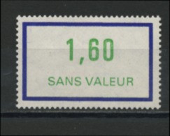 FRANCE - FICTIF  1,60 SANS VALEUR  N°Yt F228** - Phantomausgaben