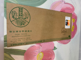 Hong Kong Stamp FDC Sponsored By 中郵會 Environment Day Special Cover - Storia Postale