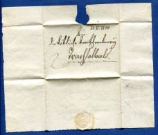 Faltbrief / Folded Letter 1825 Bern - ...-1845 Prefilatelia