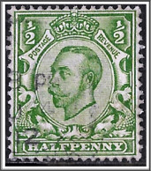 KGV SG339 ½d Green Downey Head Used Hrd2d - Used Stamps