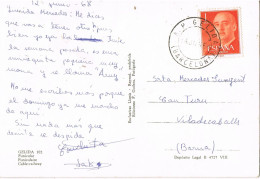54763. Postal GELIDA (Barcelona) 1968. Fechador A.P. Agencia Postal. Vista Del Funicular De Gelida - Briefe U. Dokumente
