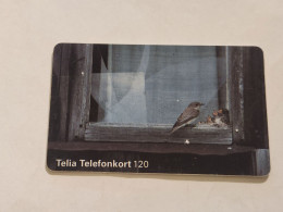 SWEDEN-(SE-TEL-120-0025)-Bird 5 Spotted-(34)(Telefonkort 120)(tirage-100.000)(002554011)-used Card+1card Prepiad Free - Zweden