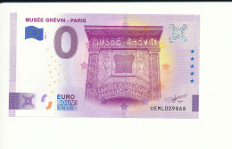 Billet Touristique 0 Euro - MUSEE GREVIN - PARIS - UEML - 2023-1 - N° 9868 - Autres & Non Classés