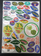 AC - FRUIT LABELS Fruit Label - STICKERS LOT #221 - Frutas Y Legumbres