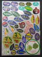 AC - FRUIT LABELS Fruit Label - STICKERS LOT #222 - Fruits & Vegetables