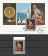 MAXIMUM 2014 SLOVENIA BASILICA CHURCH MARIJE POMAGAJ (MARIA SALVATRICE) + PERSONAL STAMP SLOVENIJA - Chiese E Cattedrali