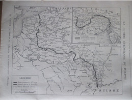 Guerre  14-18  La Région De TOLMINO   La Semaine Militaire   +  Carte Du Front 11 Aout 1915 Plezzo Caporetto Canale - Ohne Zuordnung